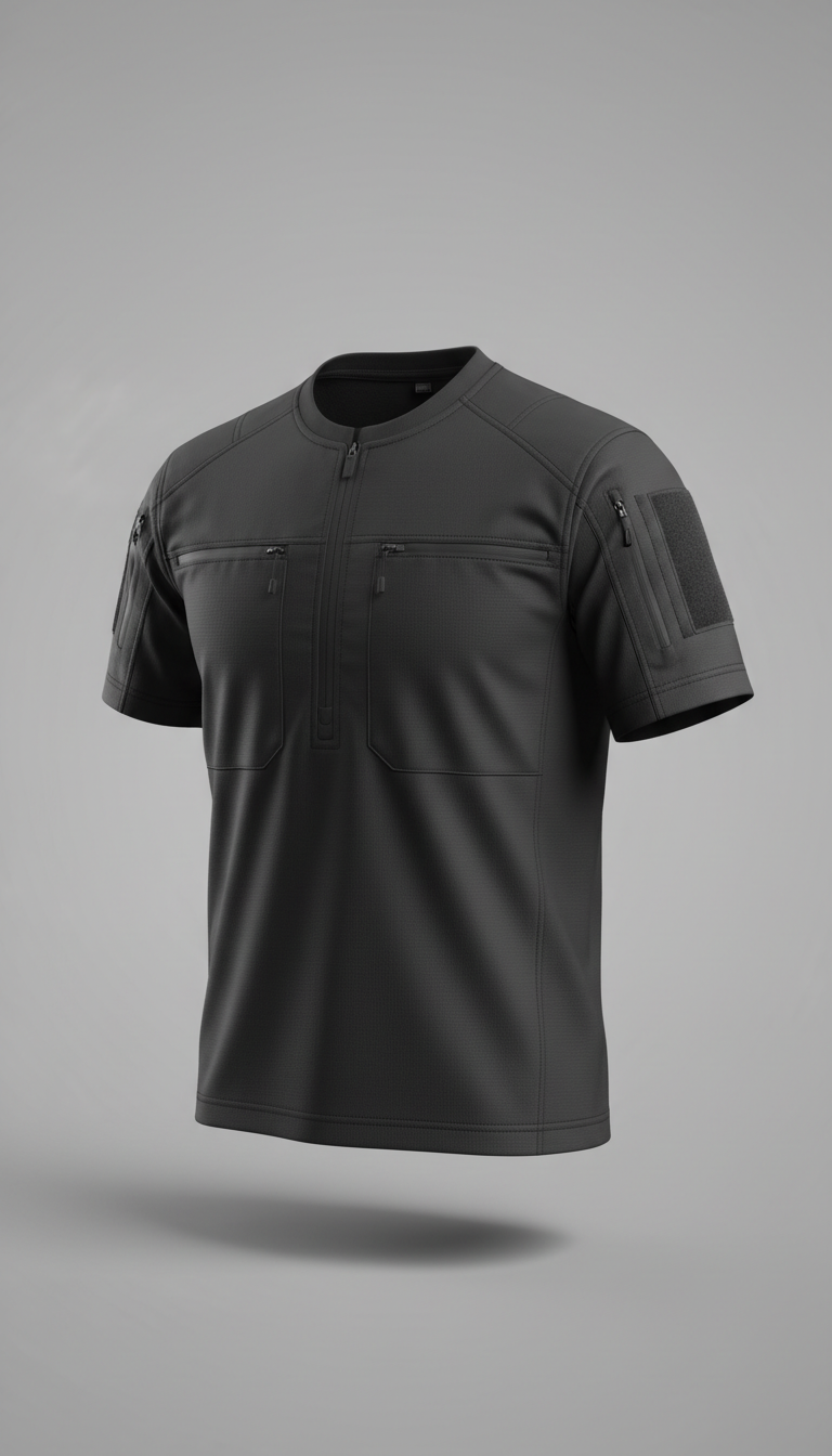 Char Black tactical shirt